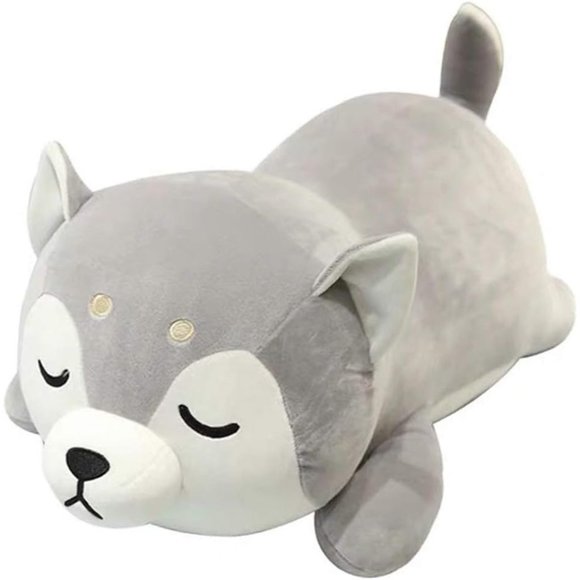 Kids 19.6 Inch Husky Throw Plush Pillow - Picture 1 of 11